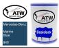 Preview: Mercedes-Benz, Marine Blue, 940: 500ml Lackdose, von ATW Autoteile West.